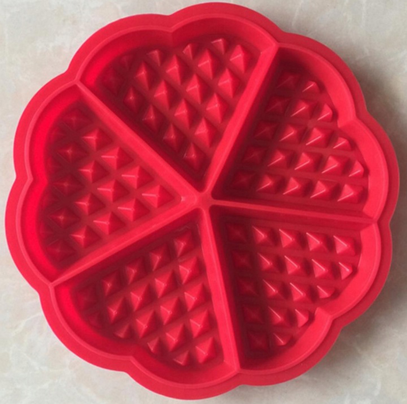 Silikónová forma na wafle srdce