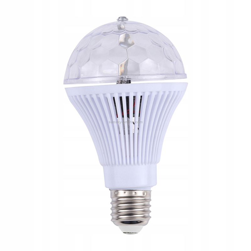 Diskotéková žiarovka E27 LED RGB