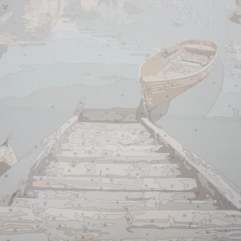 Maľovanie podľa čísel 40 x 50 cm Jazero