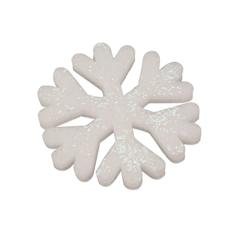 Súprava 12 ks vianočných penových vločiek – 12,5 cm