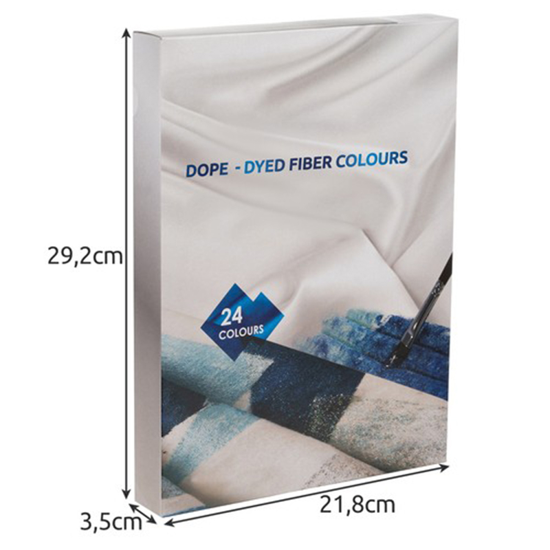 Akrylové farby na textil 180ml 24ks