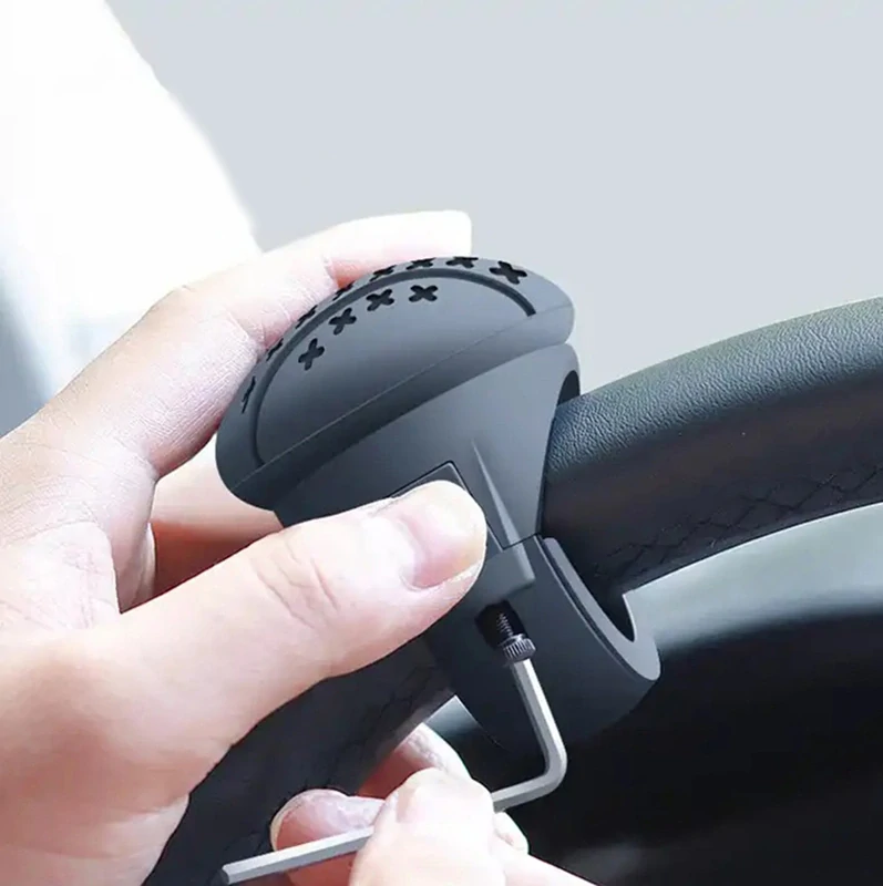 Guľa na volant čierna otočná