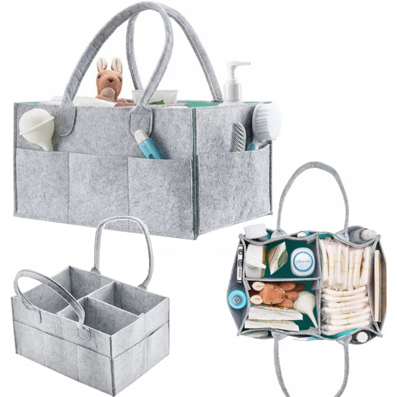 Filcová taška pre mamičky na plienky a hračky