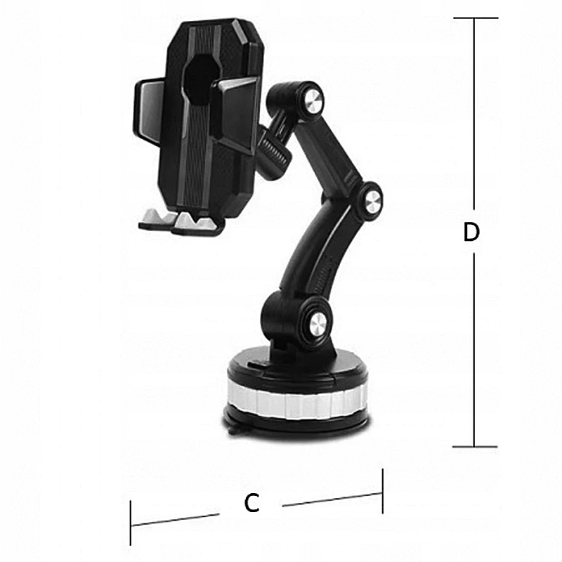 Univerzálny držiak na telefón do auta s prísavkou a rotáciou 360°