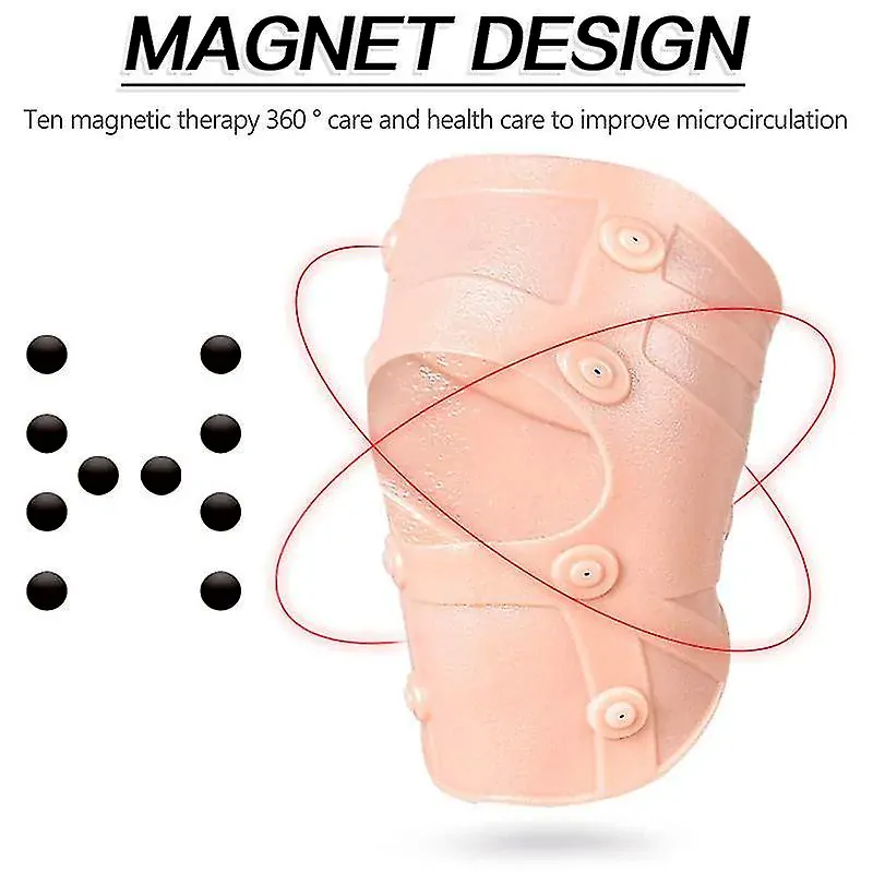 Magnetická bandáž na koleno so silikónovou oporou