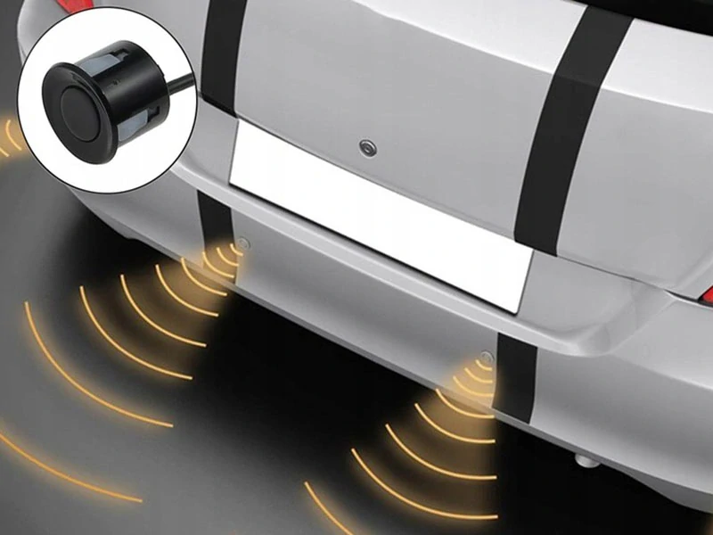 Parkovacie senzory s riadiacou jednotkou a LED indikátorom