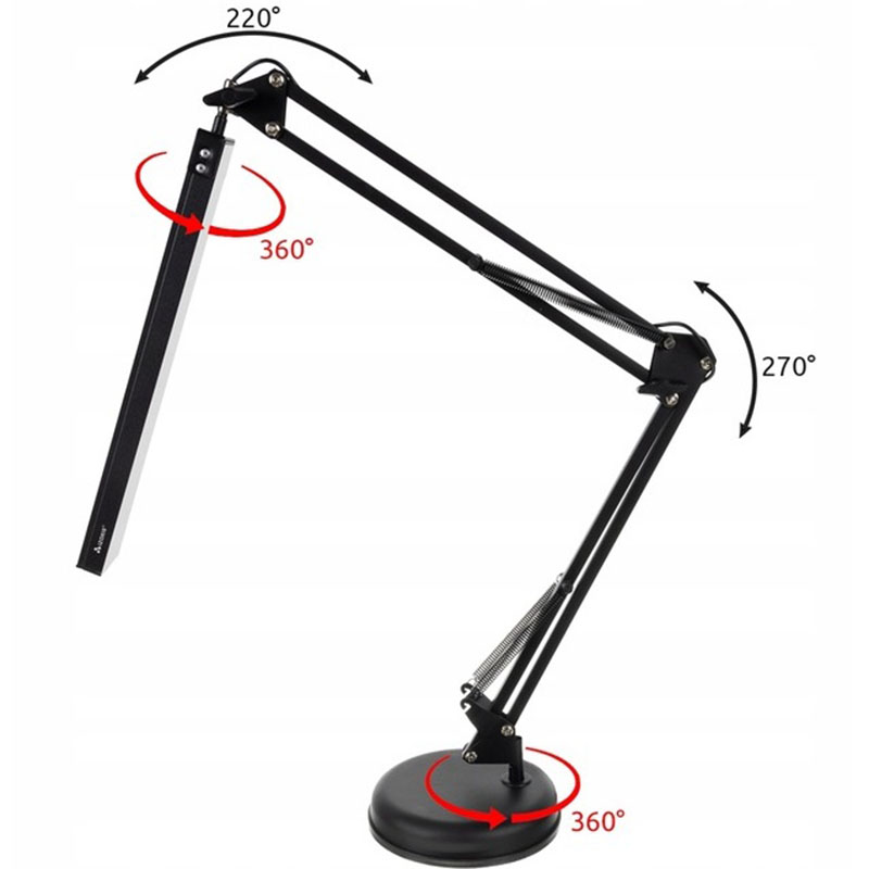 Kancelárska stolná 80LED lampa 2v1