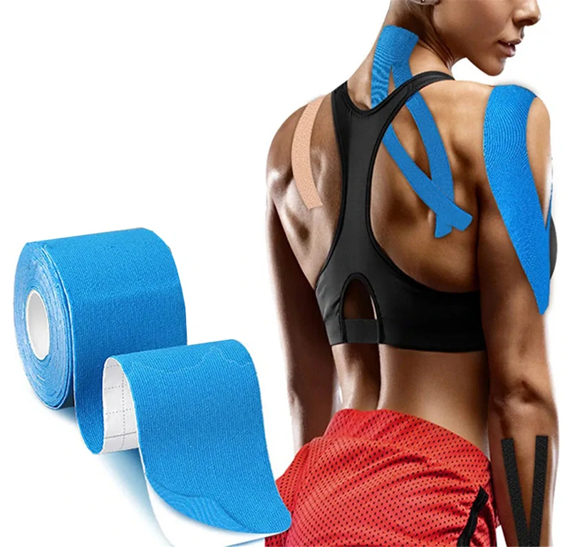 Kineziologická tejpovacia páska modrá 5 cm × 5 m