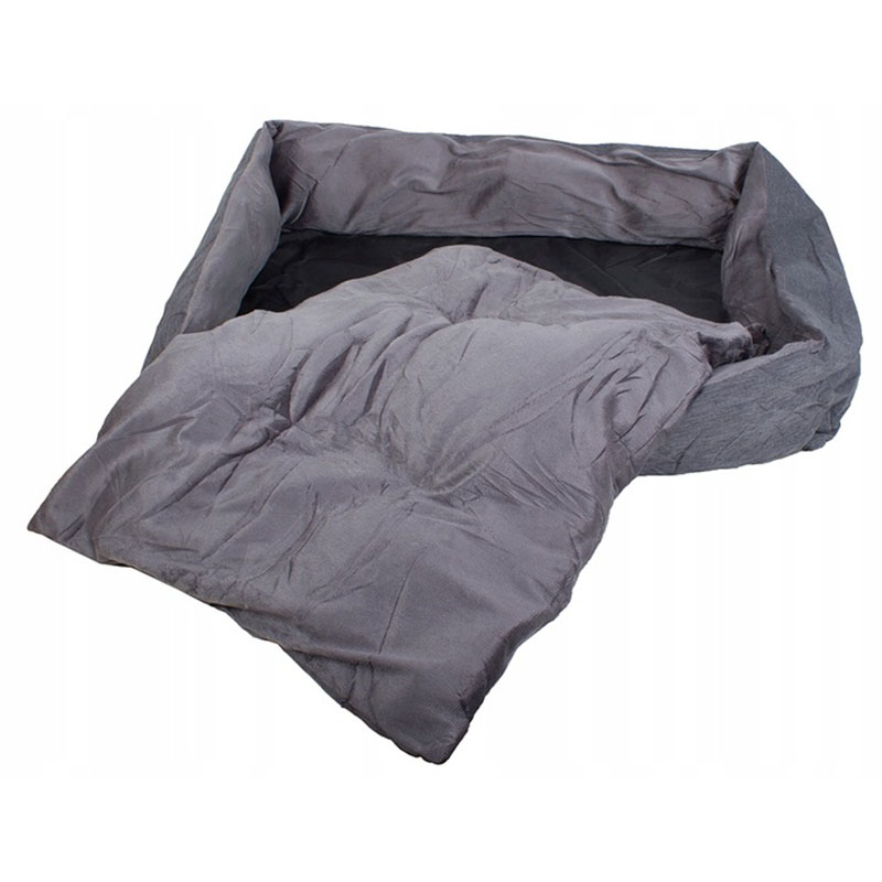 Pelech pre psa 80 x 65 cm sivý