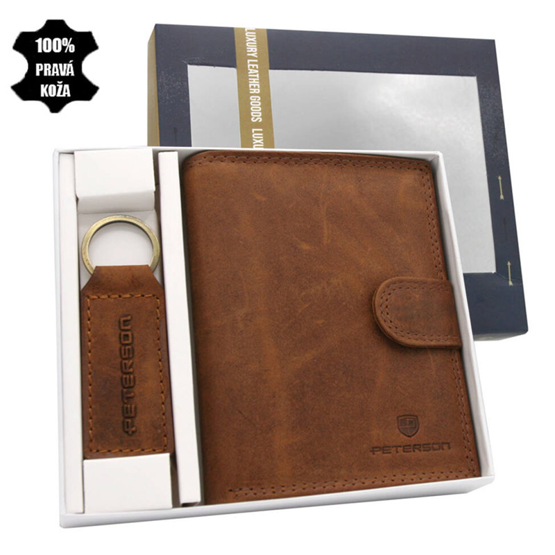 Darčeková sada Peterson Peňaženka s príveskom M-N4L-CHM-1992