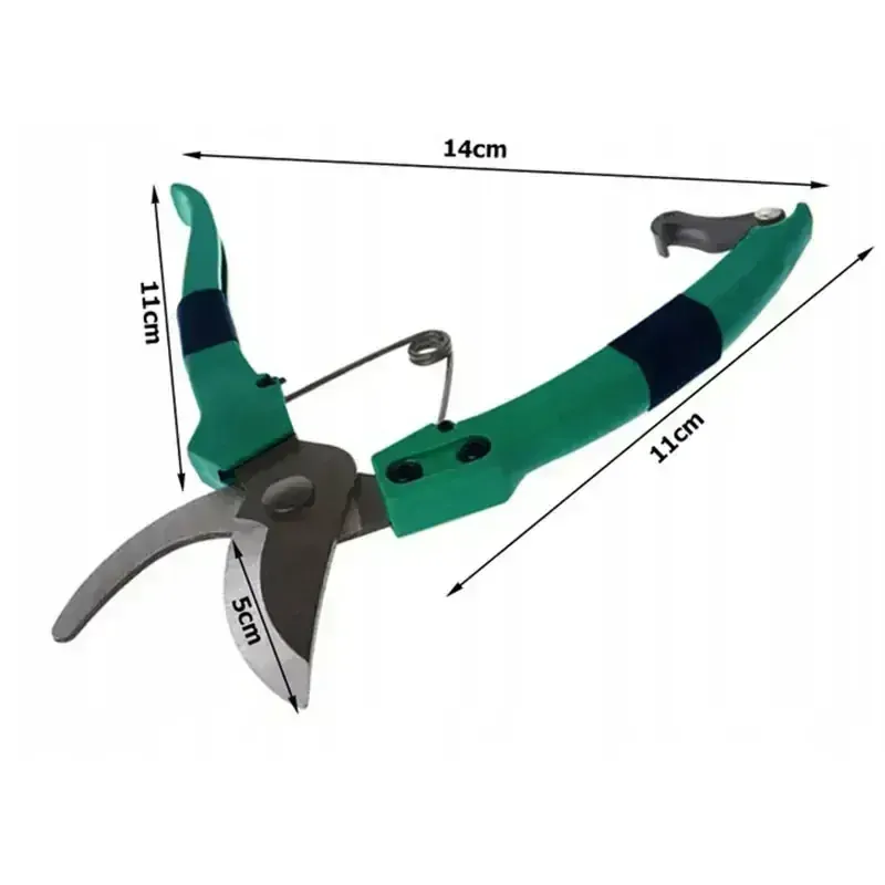 Záhradné ručné nožnice 4cm zelené
