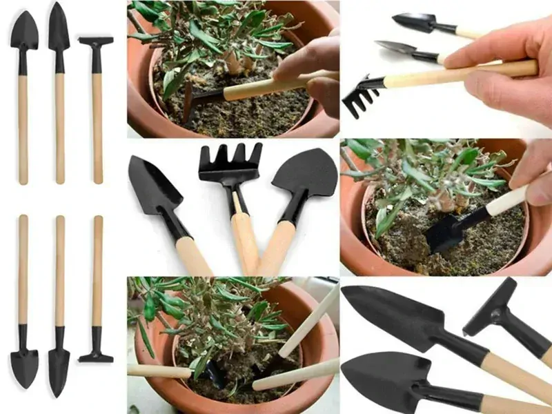 Sada záhradného mini náradia 18cm 3ks