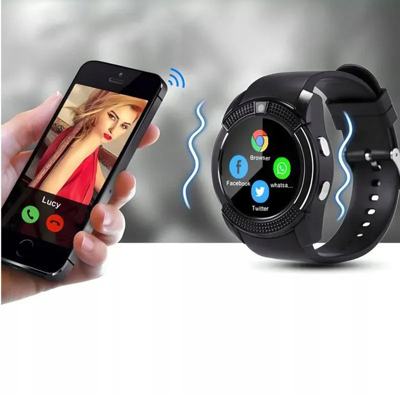 Smart hodinky V8 PL SIM karta SD