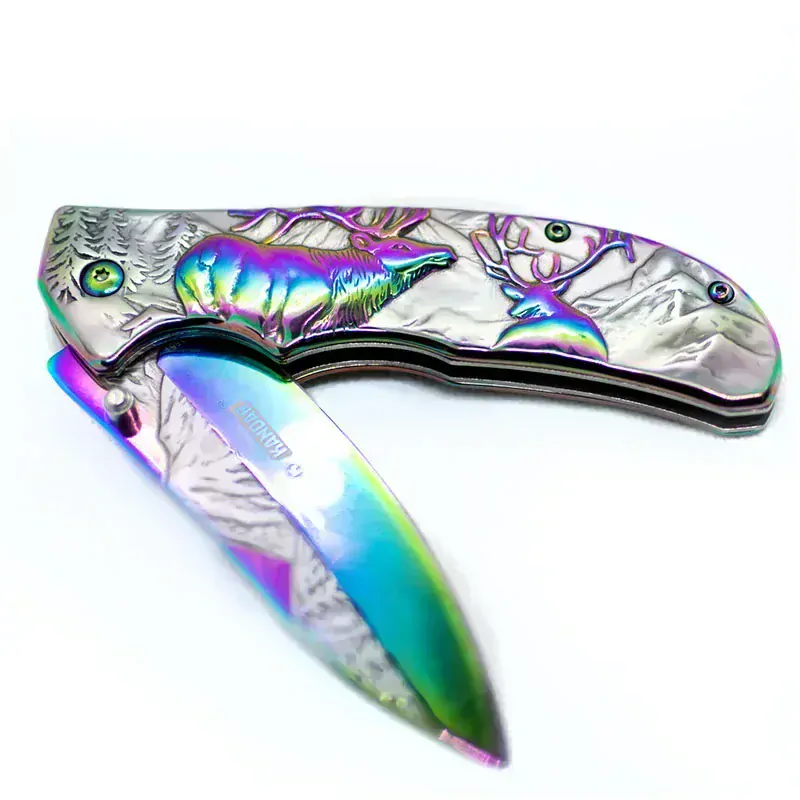 Rainbow Deer - Vreckový nožík kovový 21/9cm