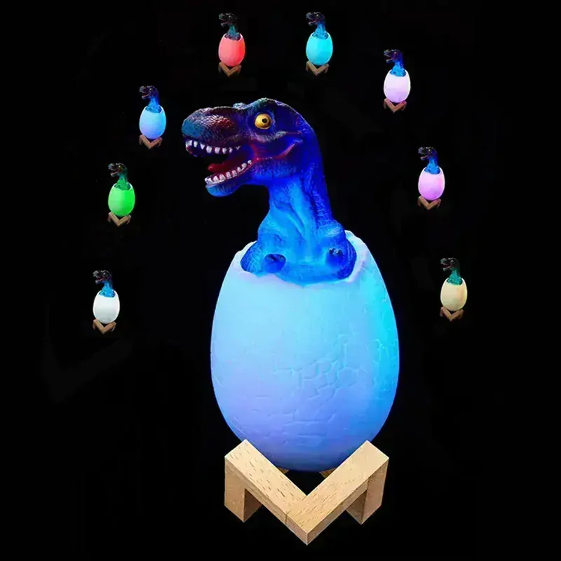 Lampa do detskej izby 3D Tyranosaurus