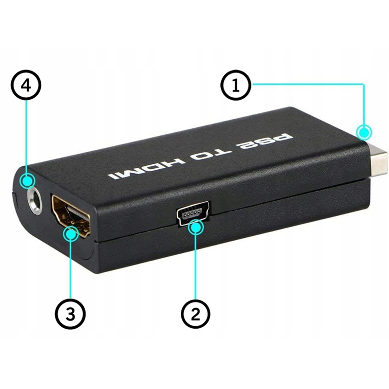 Prevodník PS2 do HDMI audio