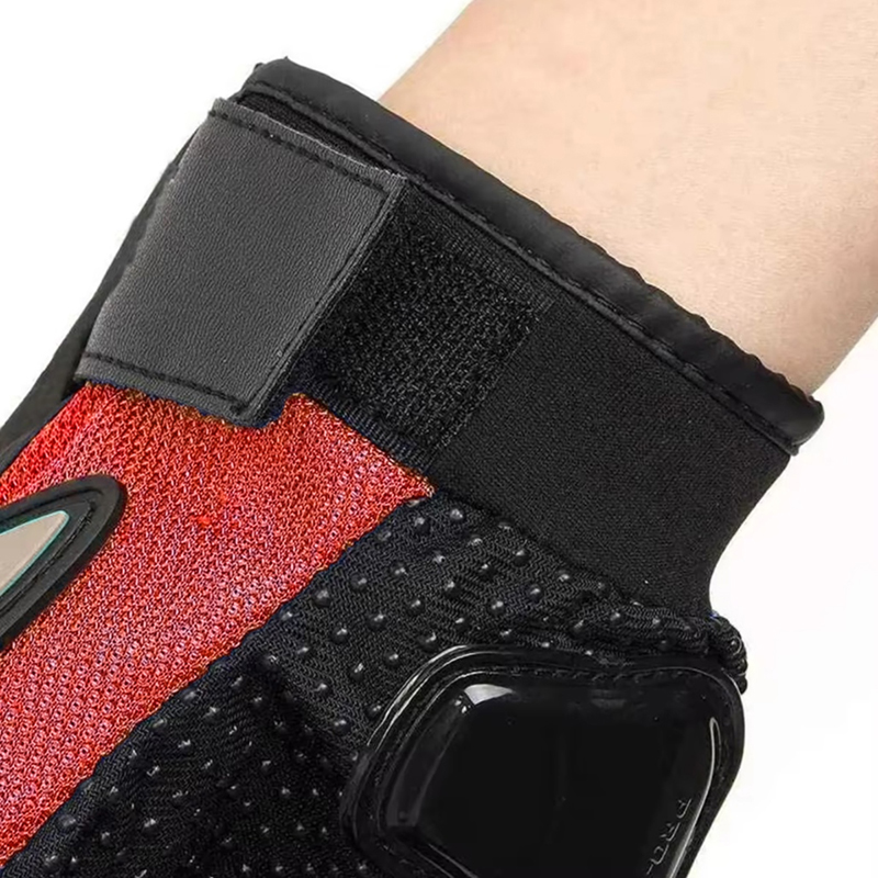 Rukavice na motocykel červené L