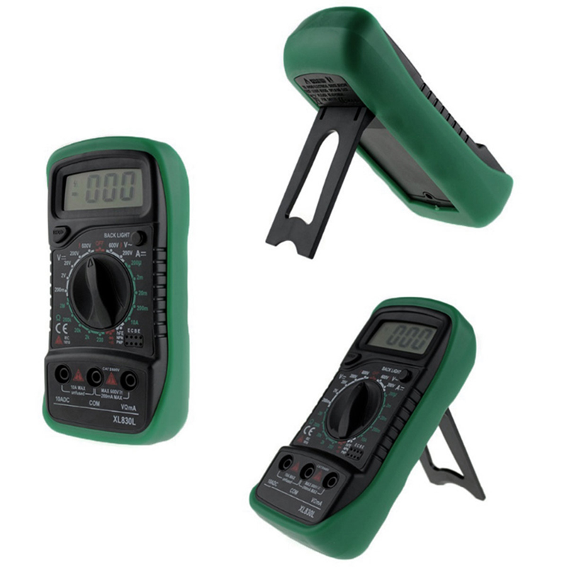 Digitálny multimeter XL830L Green s 2 sondami