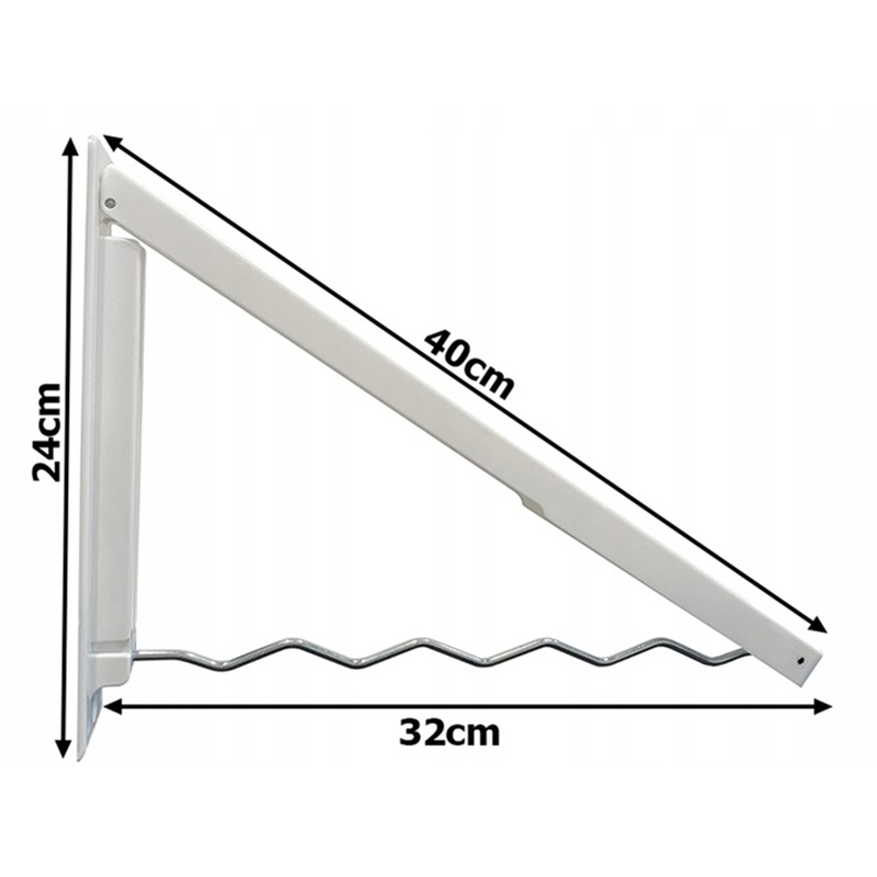 Nástenný organizér na vešiaky skladací
