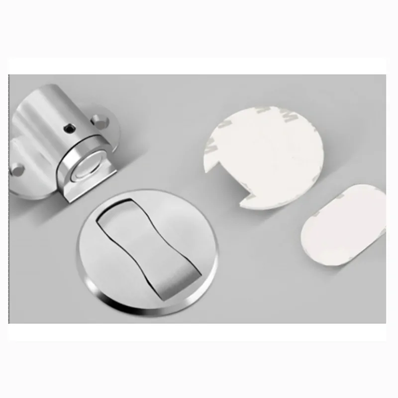 Magnetická zarážka dverí strieborná