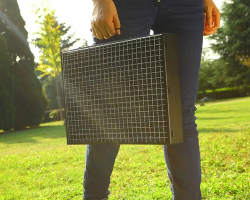 Prenosný gril turistický 35x27cm