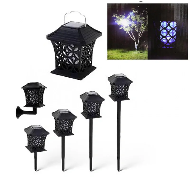 UV Solárna Lampa proti komárom LED 2v1