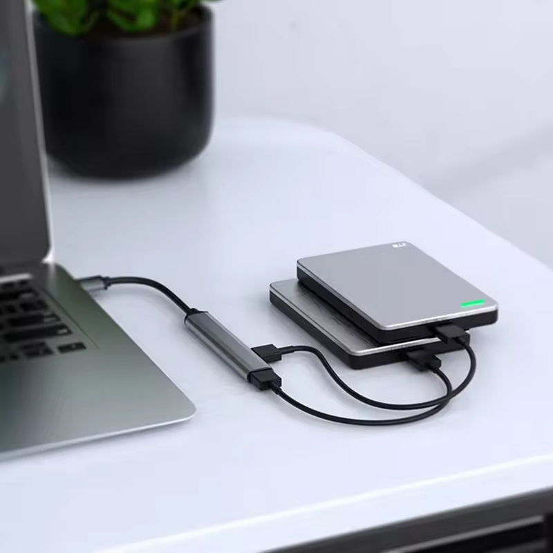 USB Hub 1×3.0 + 6×2.0 slim – 7-portový aktívny rozbočovač