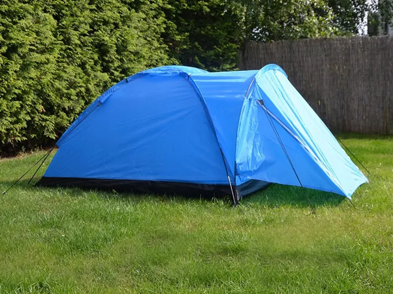 Turistický stan pre 2 osoby so sieťkou proti hmyzu 205x150x105cm