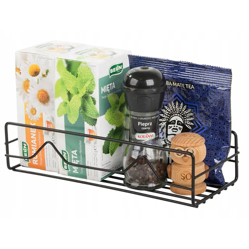 Nástenná kovová polica 27x10x7cm