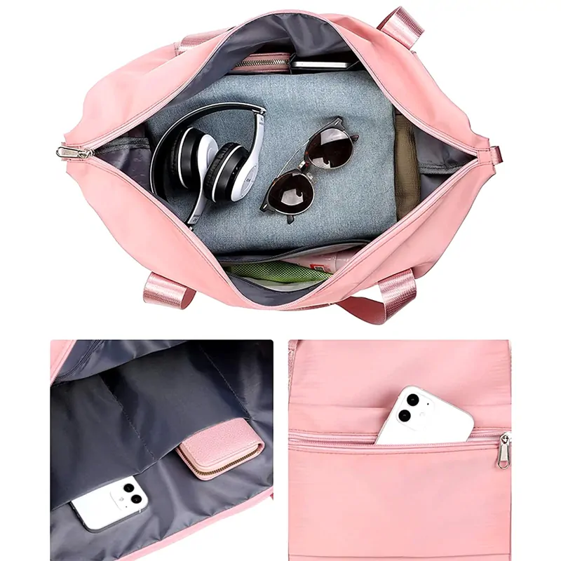 Cestovná taška nastaviteľná ružová