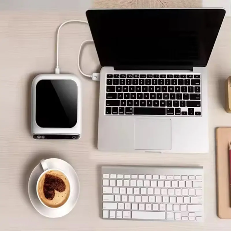 Elektrický ohrievač nápojov v hrnčeku USB