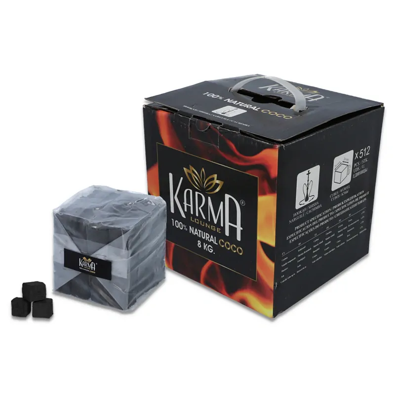 Kokosové uhlíky do inhalátora Karma Lounge 64ks (1kg)