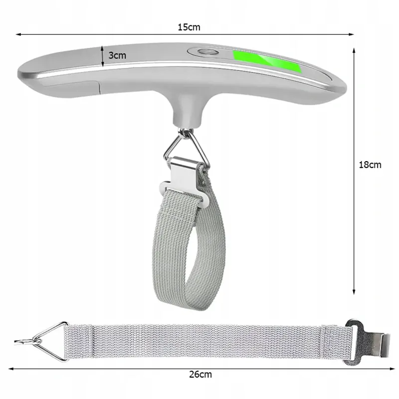 Váha závesná na ryby a batožinu do 50 kg