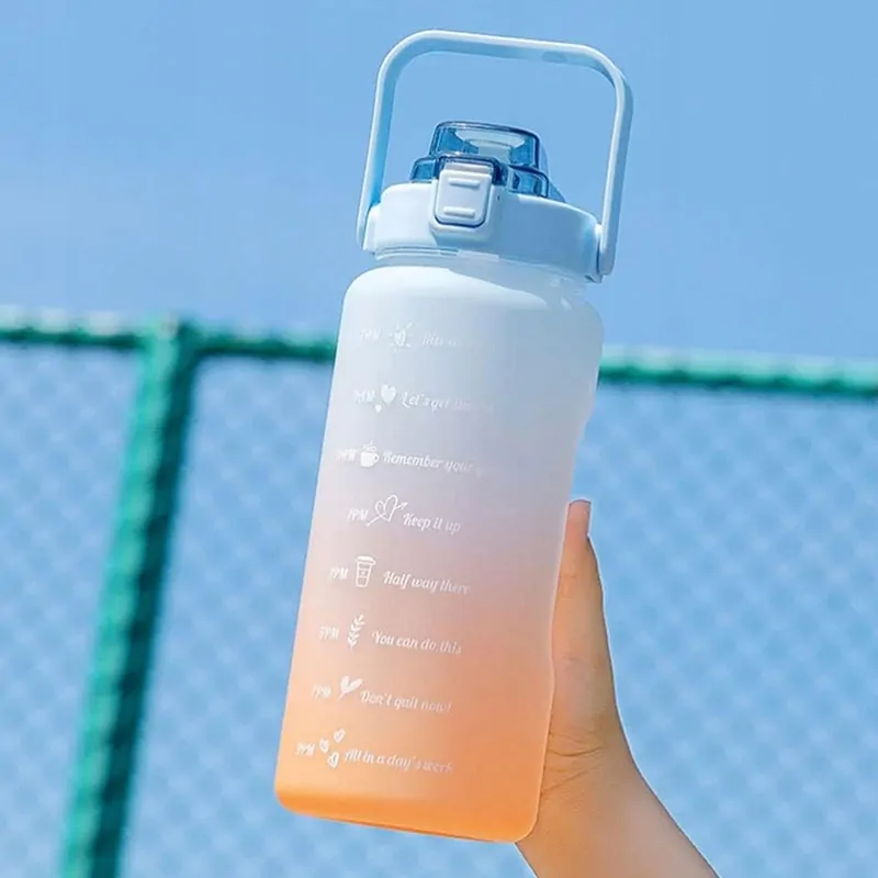 Motivačná fľaša na vodu 2L