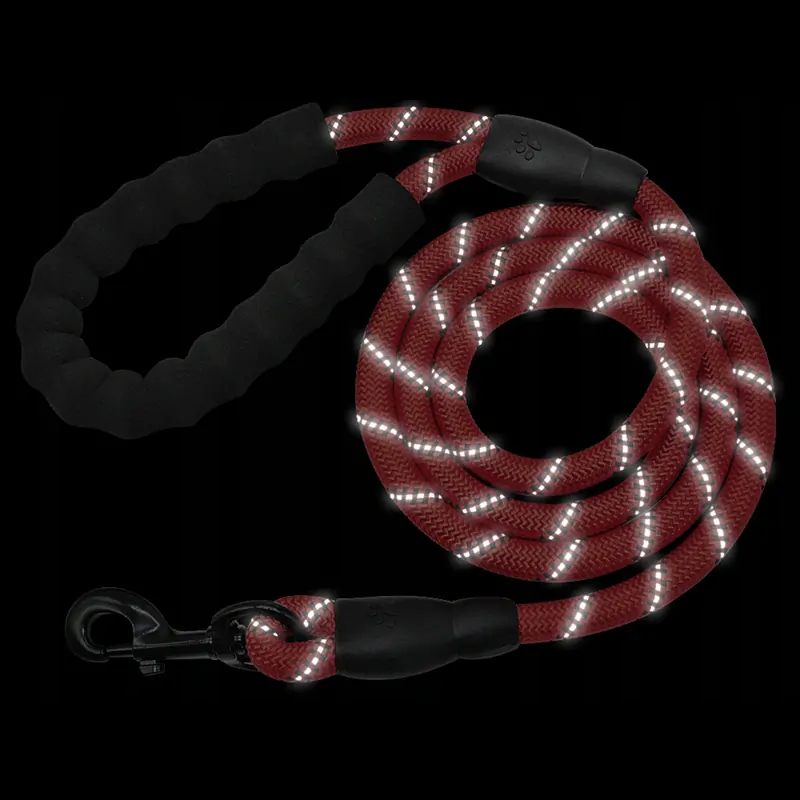 Vodítko pre psa 120cm červené