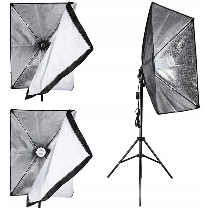 Sada lámp Softbox pre fotoštúdio 2×135 W