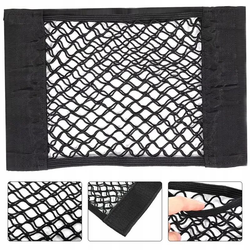 Sieťka na suchý zips do kufra automobilu 40x25cm