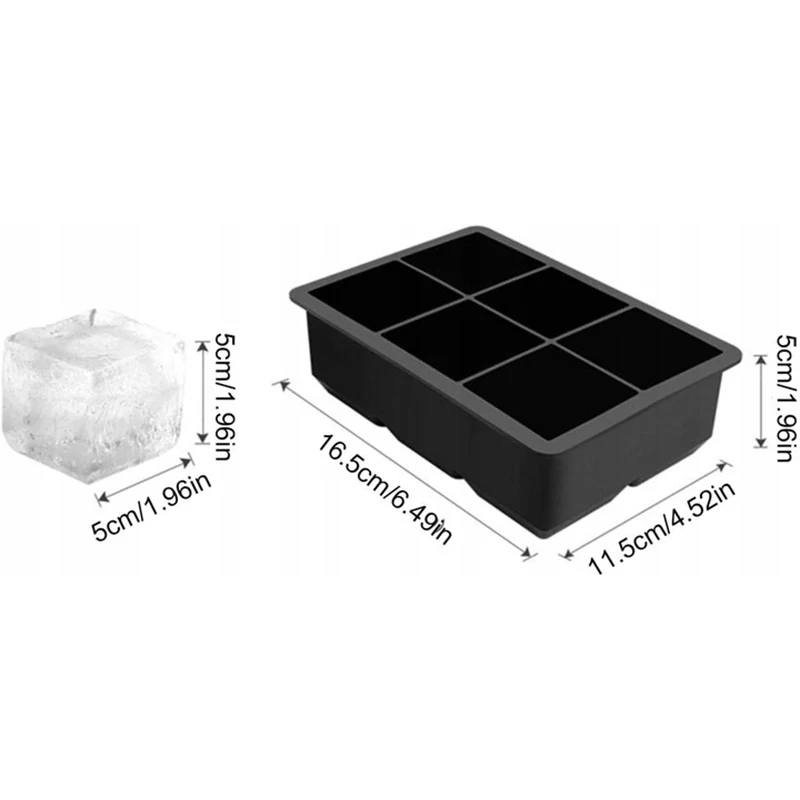 Silikónová forma na XXL kocky ľadu