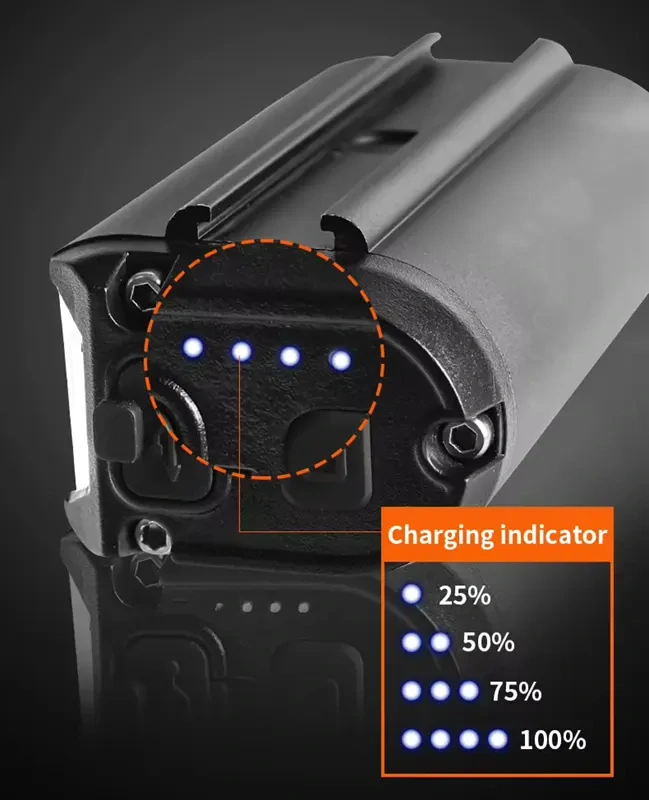 Predné LED svetlo na bicykel