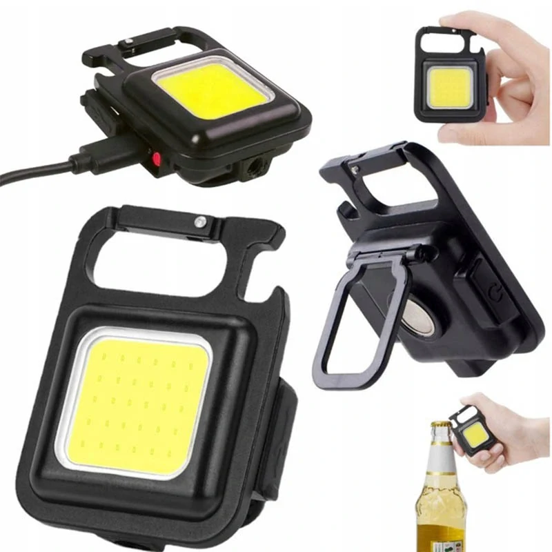 Prívesok multifunkčná mini baterka B-SQUL COB 30LED