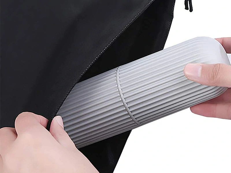 Puzdro na zubnú kefku a pastu sivé