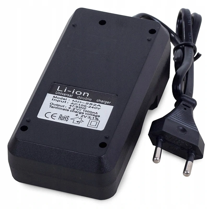 Duálna nabíjačka na cylindrické lítium-iónové batérie