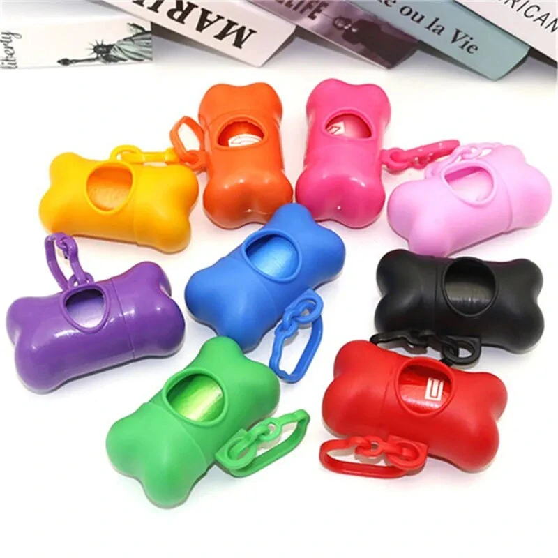 Vrecká na psie exkrementy 15ks s puzdrom