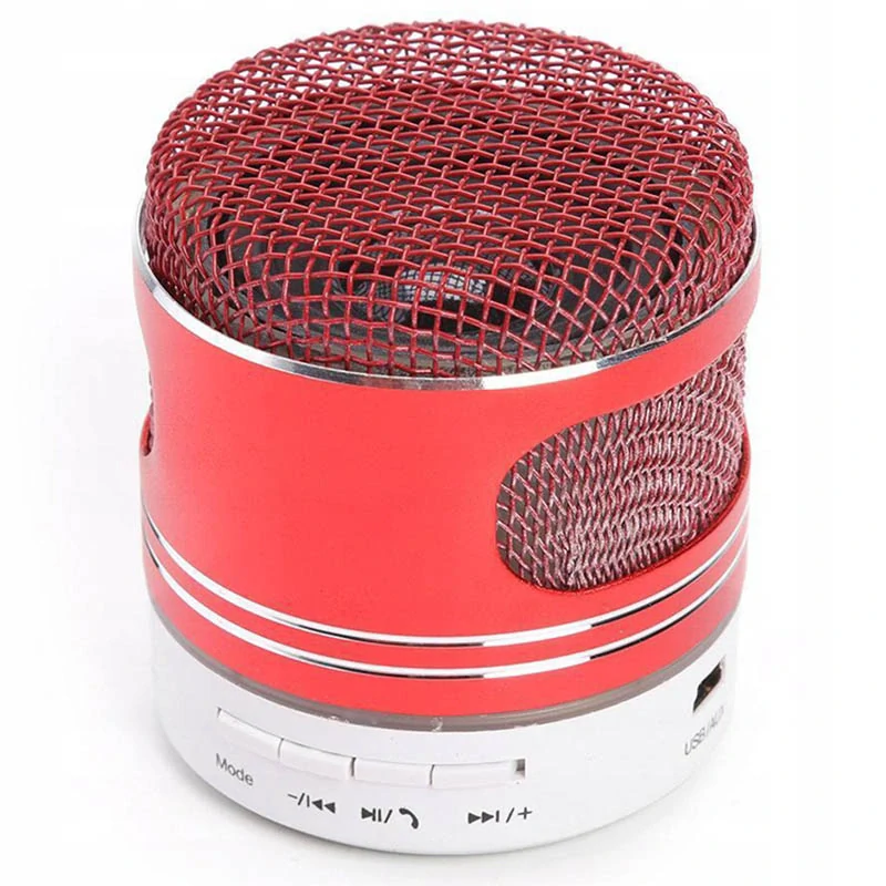 Mini reproduktor Bluetooth červený