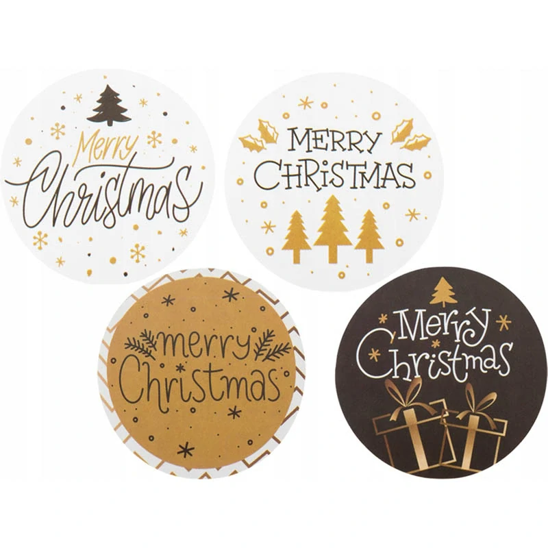 Vianočné nálepky na rolke 500ks