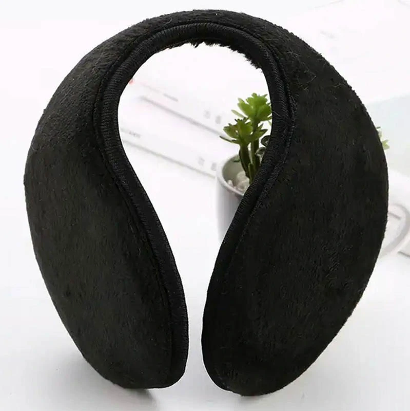Zateplené klapky na uši čierne