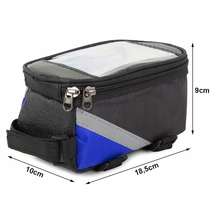 Cyklistická taška na mobil vodeodolná modrá