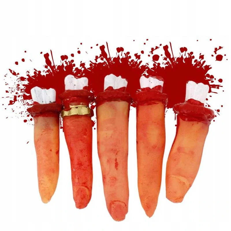 Halloweenska dekorácia Odseknuté prsty