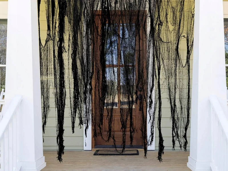 Halloweenska dekorácia Pavučina 180x75cm 2ks