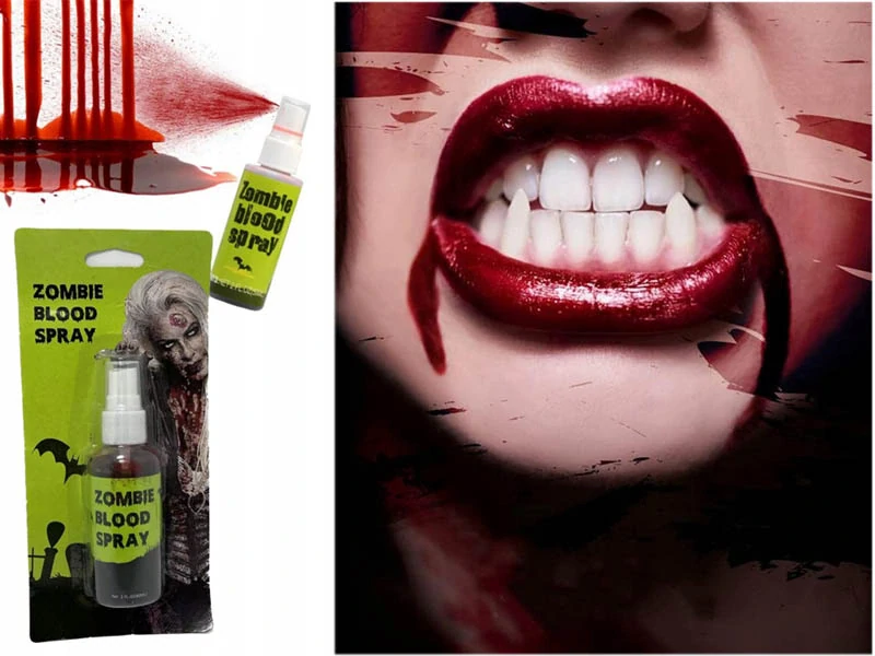 Halloweenska dekorácia Falošná krv v spreji 60ml